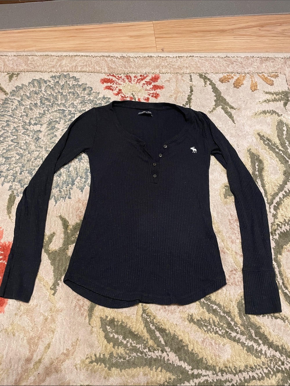 Black Abercrombie Henley